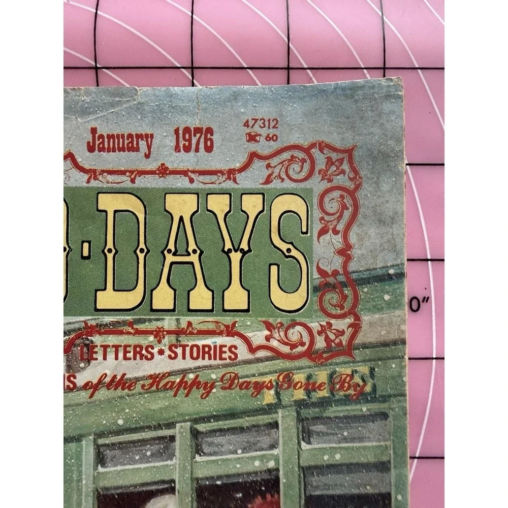 GOOD OLD DAYS‎ Magazine January 1976 Issue Vintage Americana